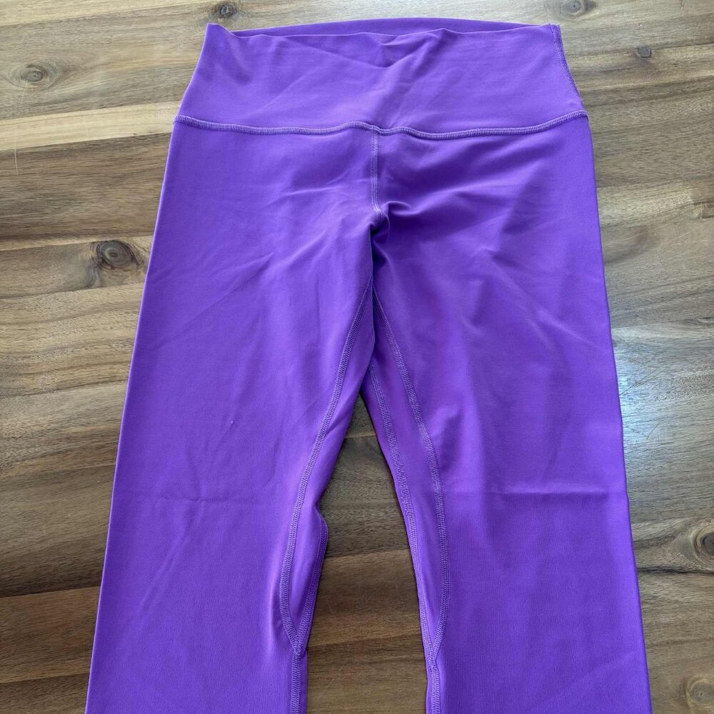 Lululemon Wunder Train Leggings 28" - Magenta - Picture 3 of 4